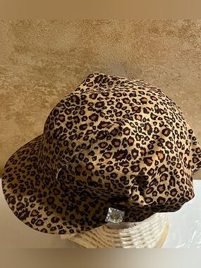 Charming Charlie Leopard Print Cap - Brown Patterned Hat